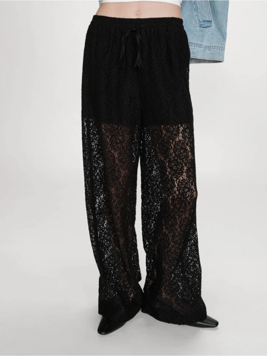 Grace & Mila Pants - Grace & Mila Vincent lace wide leg pants size XL new without tags!!